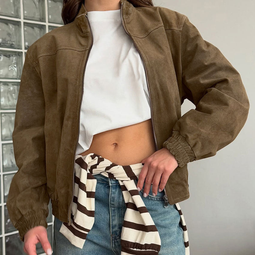 The Claire Suede Jacket